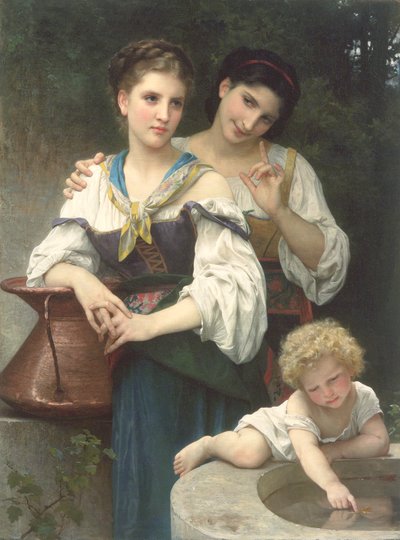 The Secret by William Adolphe Bouguereau